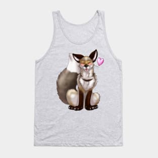 Foxy Friends: Light Grey Tank Top